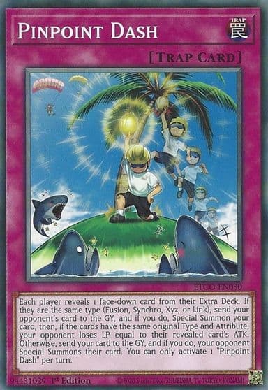 Pinpoint Dash Eternity Code Yu-Gi-Oh! card