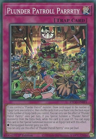Plunder Patroll Parrrty Eternity Code Yu-Gi-Oh! card