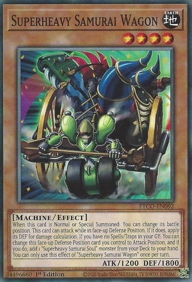 Superheavy Samurai Wagon Eternity Code Yu-Gi-Oh! card
