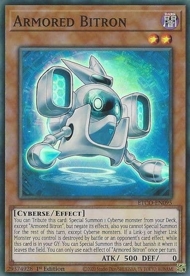 Armored Bitron Eternity Code Yu-Gi-Oh! card