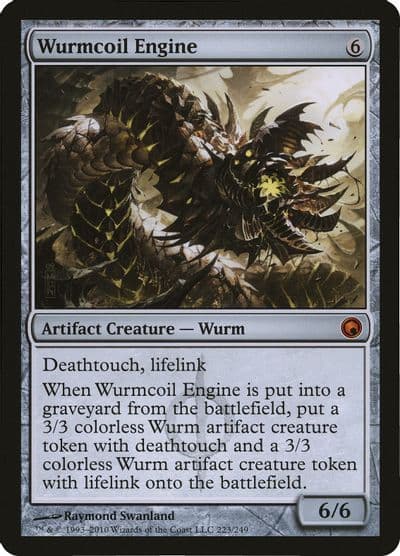 Wurmcoil Engine Scars of Mirrodin Oversize Cards Magic card