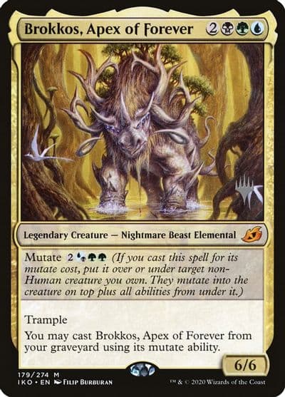 Brokkos Apex of Forever Promo Pack: Ikoria Magic card
