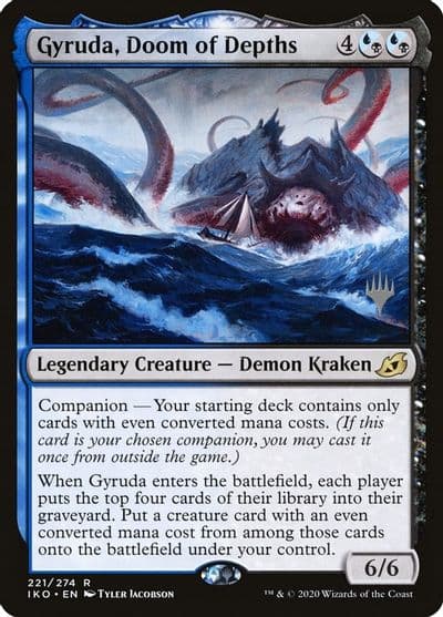 Gyruda Doom of Depths Promo Pack: Ikoria Magic card