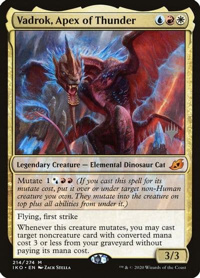 Vadrok Apex of Thunder Promo Pack: Ikoria Magic card