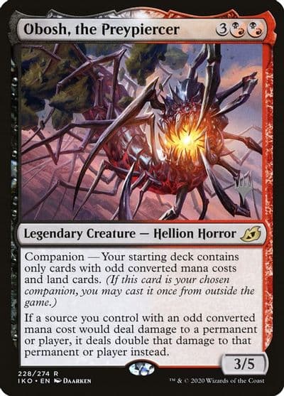 Obosh the Preypiercer Promo Pack: Ikoria Magic card