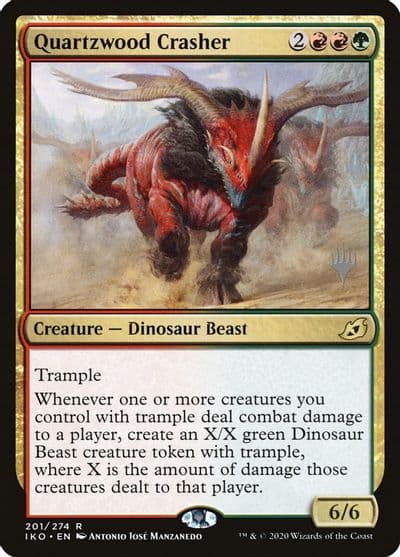 Quartzwood Crasher Promo Pack: Ikoria Magic card