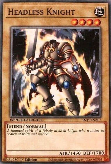 Headless Knight Speed Duel Decks: Twisted Nightmares Yu-Gi-Oh! card