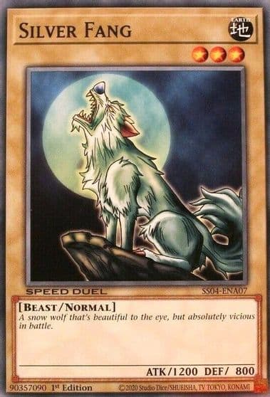 Silver Fang Speed Duel Decks: Match of the Millennium Yu-Gi-Oh! card