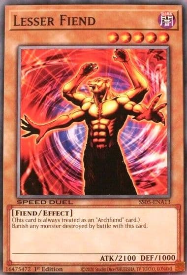 Lesser Fiend Speed Duel Decks: Twisted Nightmares Yu-Gi-Oh! card