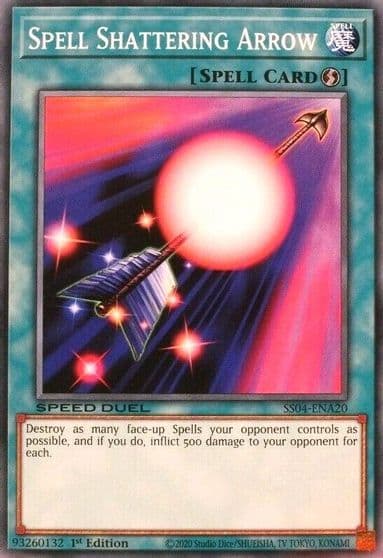 Spell Shattering Arrow Speed Duel Decks: Match of the Millennium Yu-Gi-Oh! card