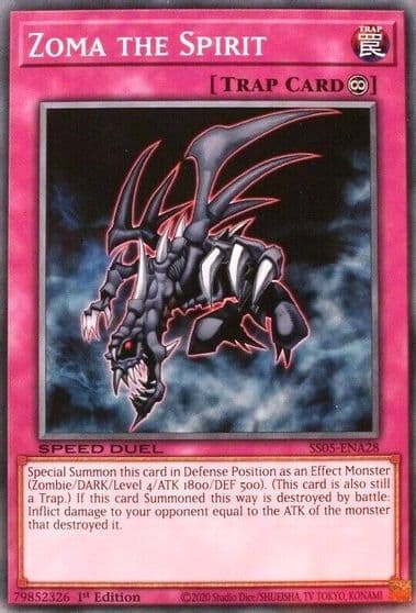 Zoma the Spirit Speed Duel Decks: Twisted Nightmares Yu-Gi-Oh! card