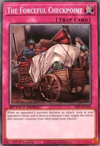 The Forceful Checkpoint Speed Duel Decks: Twisted Nightmares Yu-Gi-Oh! card