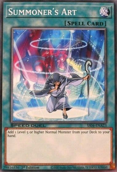 Summoners Art Speed Duel Decks: Match of the Millennium Yu-Gi-Oh! card