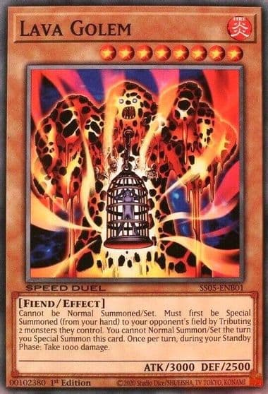 Lava Golem Speed Duel Decks: Twisted Nightmares Yu-Gi-Oh! card