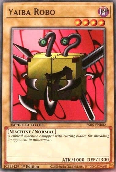 Yaiba Robo Speed Duel Decks: Twisted Nightmares Yu-Gi-Oh! card