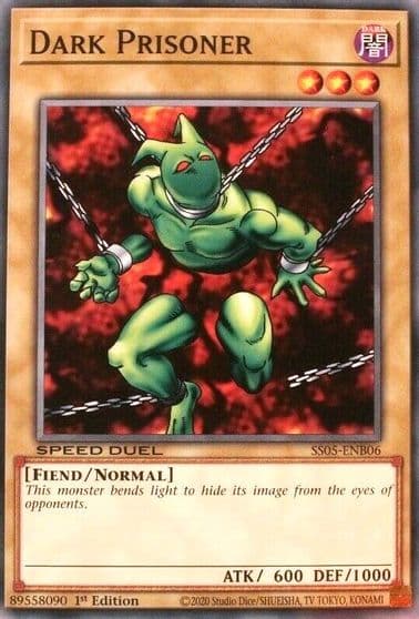 Dark Prisoner Speed Duel Decks: Twisted Nightmares Yu-Gi-Oh! card