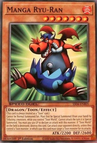 Manga Ryu Ran Speed Duel Decks: Match of the Millennium Yu-Gi-Oh! card