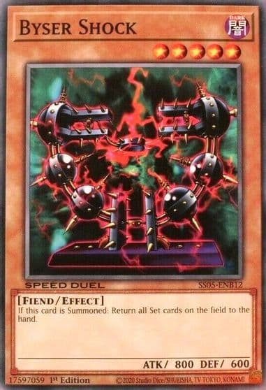Byser Shock Speed Duel Decks: Twisted Nightmares Yu-Gi-Oh! card