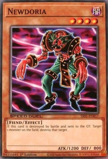 Newdoria Speed Duel Decks: Twisted Nightmares Yu-Gi-Oh! card