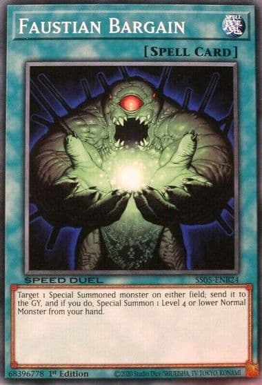 Faustian Bargain Speed Duel Decks: Twisted Nightmares Yu-Gi-Oh! card