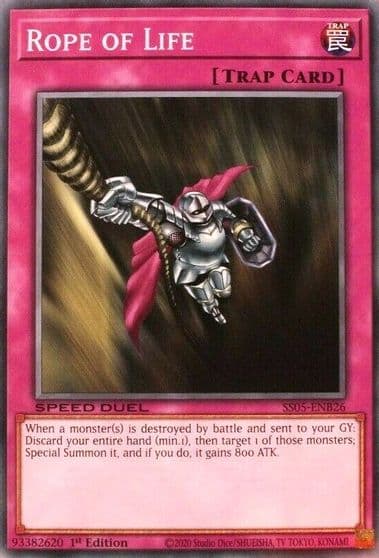 Rope of Life Speed Duel Decks: Twisted Nightmares Yu-Gi-Oh! card