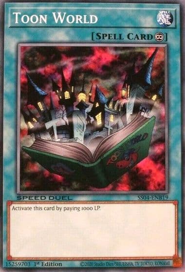 Toon World Speed Duel Decks: Match of the Millennium Yu-Gi-Oh! card