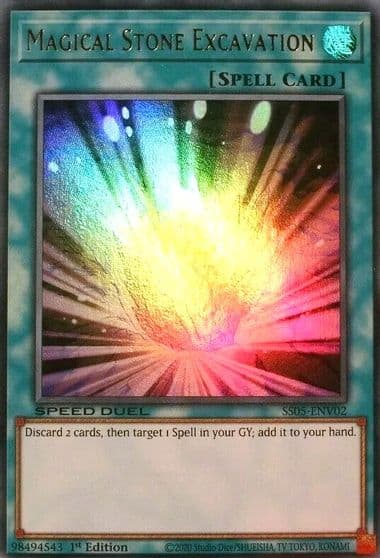 Magical Stone Excavation Speed Duel Decks: Twisted Nightmares Yu-Gi-Oh! card
