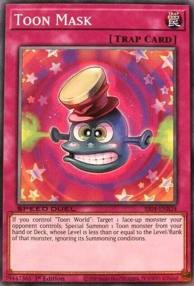 Toon Mask Speed Duel Decks: Match of the Millennium Yu-Gi-Oh! card