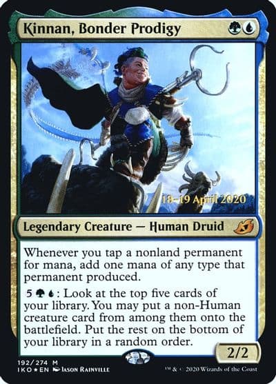Kinnan Bonder Prodigy Prerelease Cards Magic card