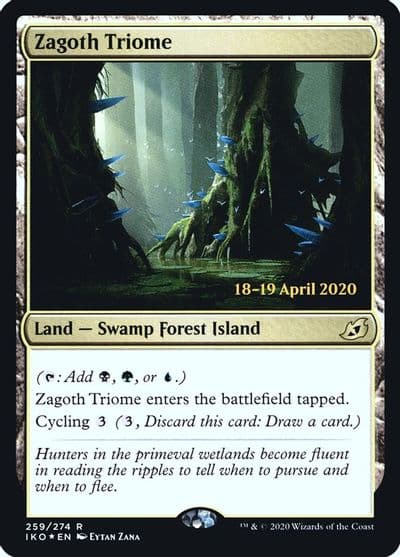 Zagoth Triome Prerelease Cards Magic card