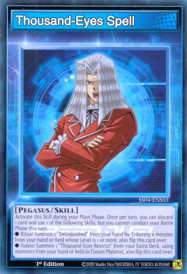 Thousand Eyes Spell Speed Duel Decks: Match of the Millennium Yu-Gi-Oh! card