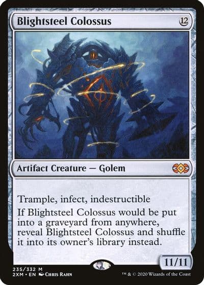 Blightsteel Colossus Double Masters Magic card