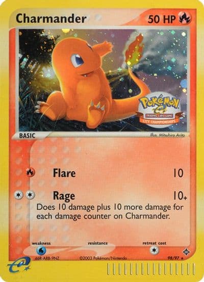 Charmander (City Championships) League & Championship Cards Pokemon card