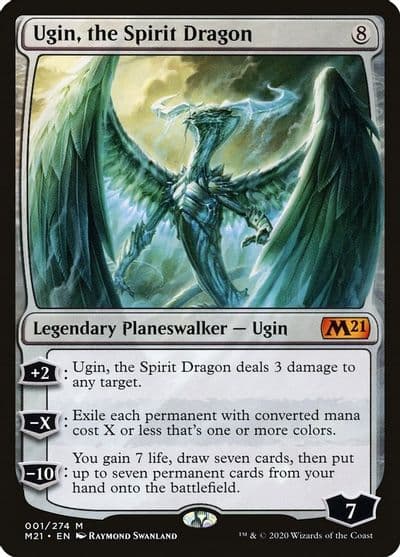 Ugin the Spirit Dragon Core Set 2021 Magic card