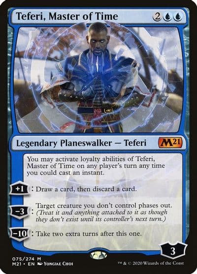 Teferi Master of Time Core Set 2021 Magic card