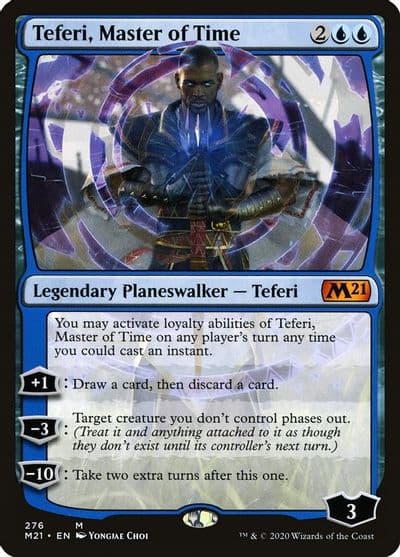Teferi Master of Time 276 Core Set 2021 Magic card