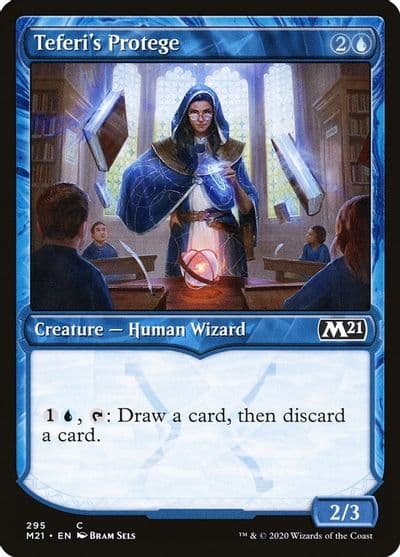 Teferis Protege Showcase Core Set 2021 Magic card