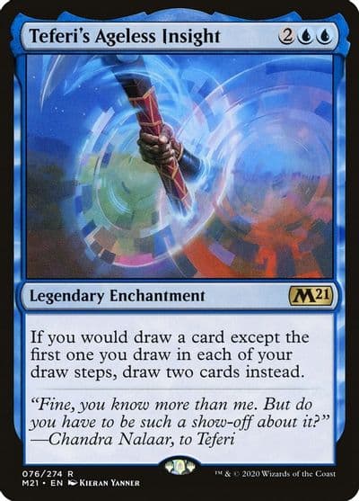 Teferis Ageless Insight Core Set 2021 Magic card