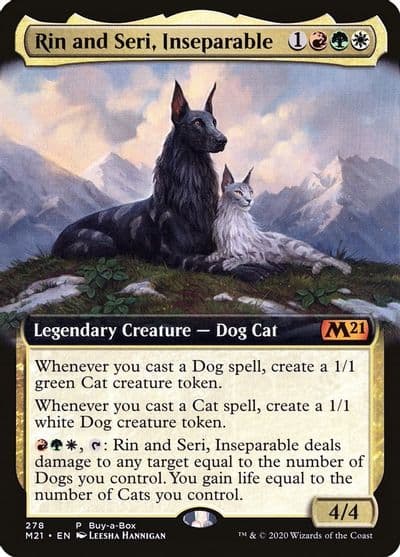 Rin and Seri Inseparable Buy-A-Box Promos Magic card