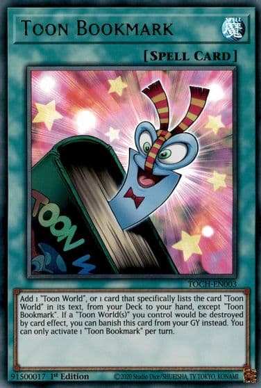 Toon Bookmark Toon Chaos Yu-Gi-Oh! card