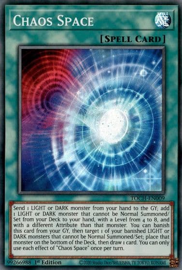 Chaos Space Toon Chaos Yu-Gi-Oh! card