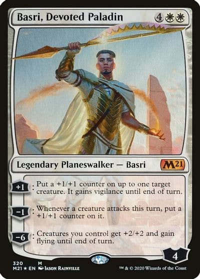Basri Devoted Paladin Core Set 2021 Magic card