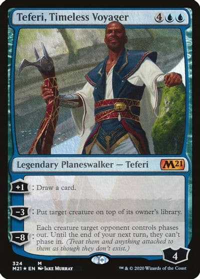 Teferi Timeless Voyager Core Set 2021 Magic card