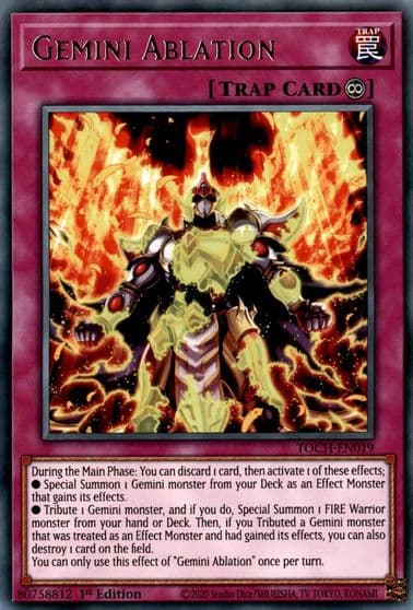 Gemini Ablation Toon Chaos Yu-Gi-Oh! card