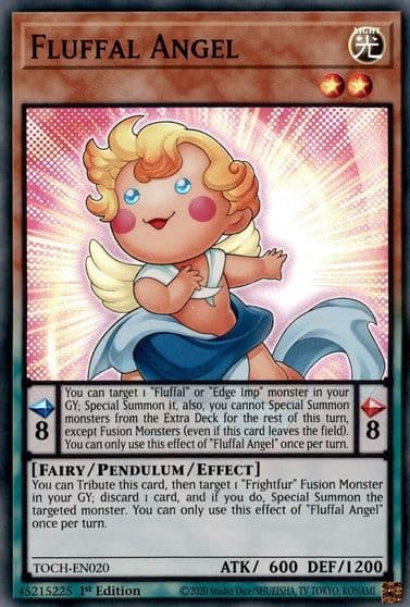 Fluffal Angel Toon Chaos Yu-Gi-Oh! card