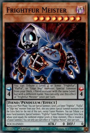 Frightfur Meister Toon Chaos Yu-Gi-Oh! card