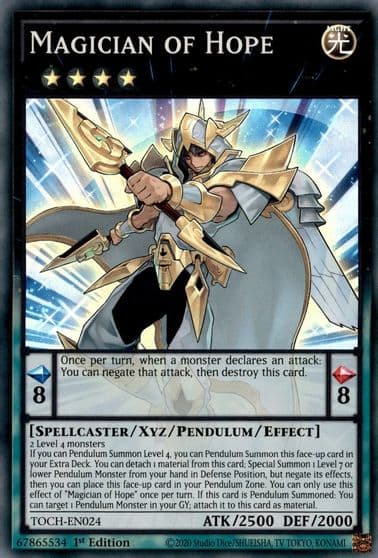 Magician of Hope Toon Chaos Yu-Gi-Oh! card
