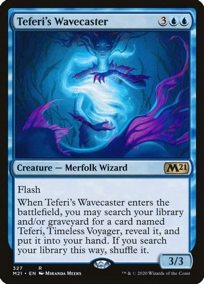 Teferis Wavecaster Core Set 2021 Magic card