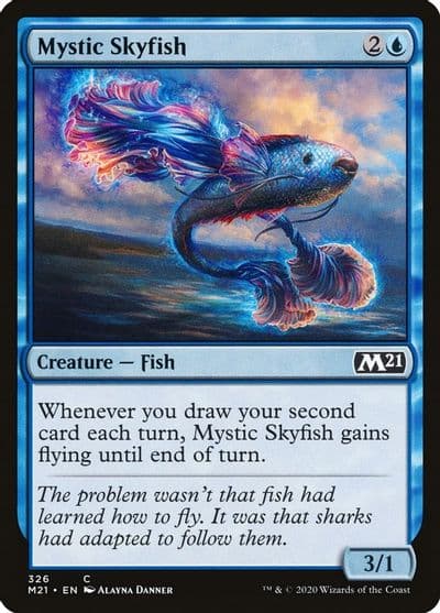 Mystic Skyfish Core Set 2021 Magic card