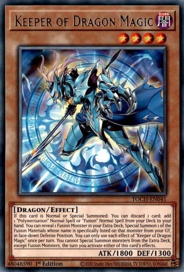 Keeper of Dragon Magic Toon Chaos Yu-Gi-Oh! card